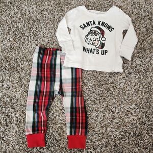Old Navy Santa Graphic Pajama Set